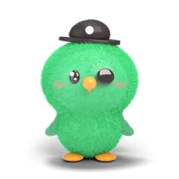 Captain Kiwi the pirate parrot