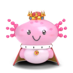 Lotl as a crowned royal