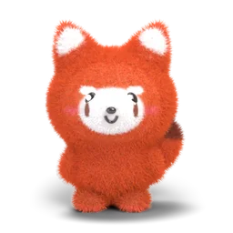 Rusty the red panda