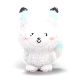 Snowy the snow fox