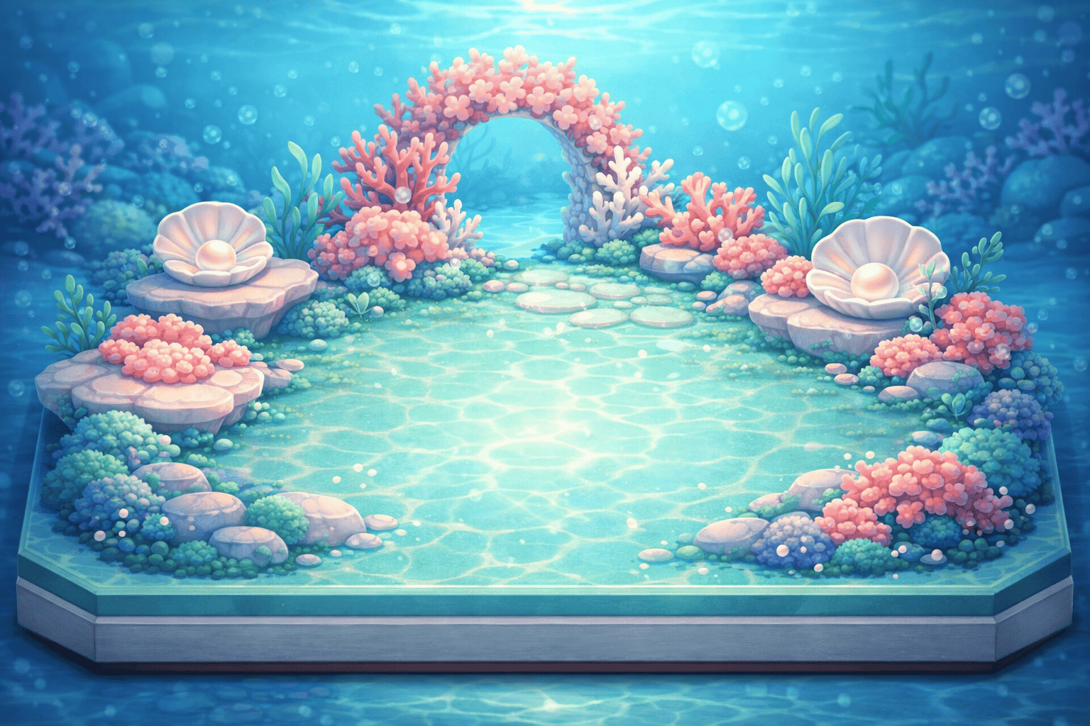 Petopia coral reef world - underwater merge puzzle environment