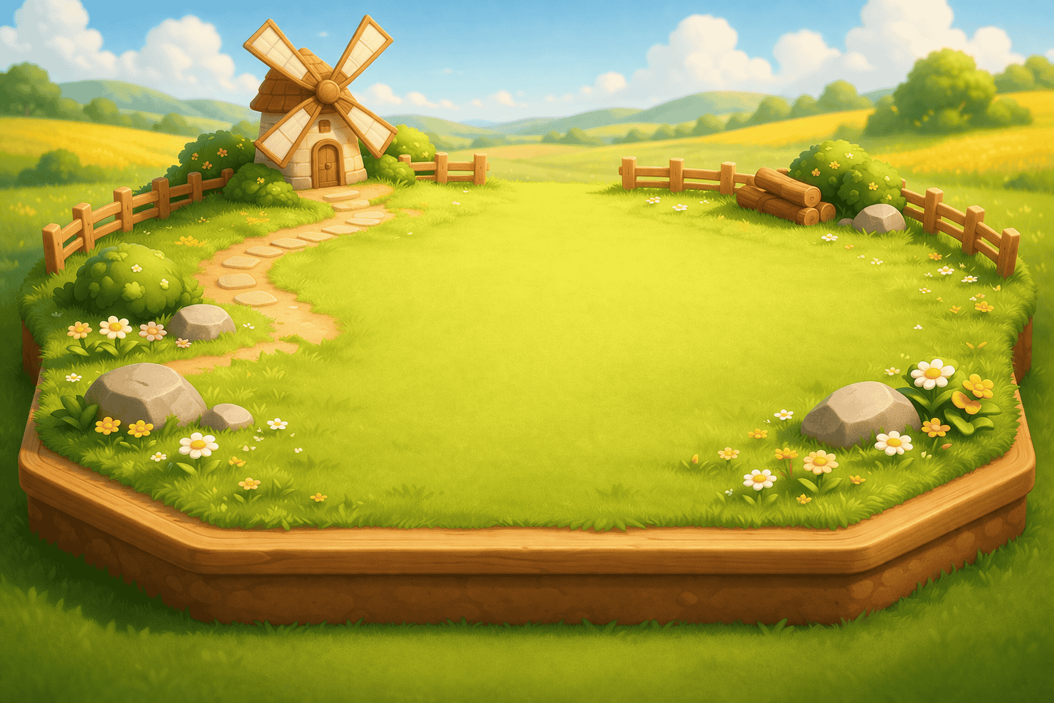 Sunny Meadow world in Petopia merge game